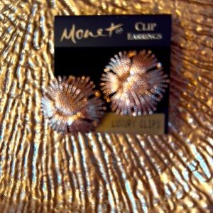 Monet Luxury Clip earrings by Leroy Miozzi new